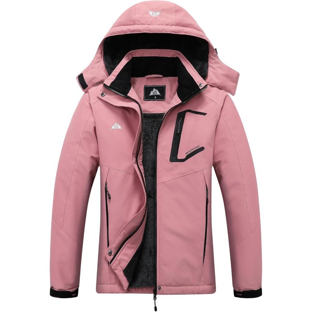 Women's Ski Jacket Waterproof Winter Coat Hooded Snowboarding Jacket Warm Winter